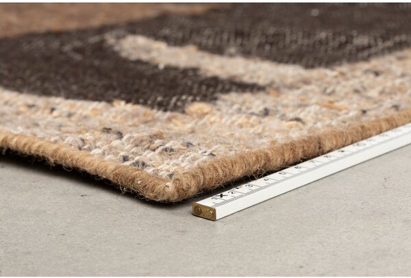 Rjava volnena preproga 160x230 cm Briton – Dutchbone