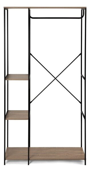 Črn jeklen set za hodnik 90x170x40 cm Aris – Bonami Essentials