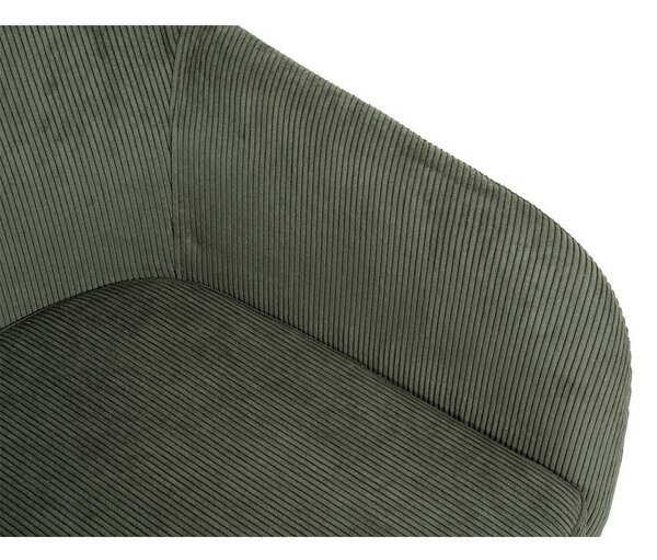 Zelen oblazinjen jedilni stol Lunio – Bonami Essentials