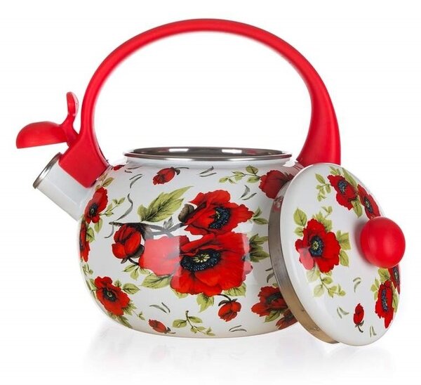 Banquet Emajlirani čajnik Poppy, 2,2 l