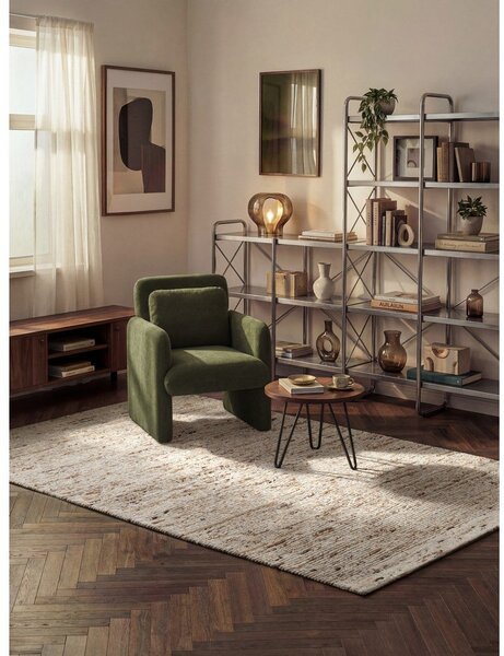 Bež ročno tkana volnena preproga 120x170 cm Bexley Woolwich – Ted Baker