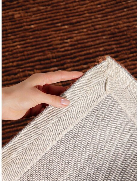 Rjava ročno tkana volnena preproga 120x170 cm Bexley Woolwich – Ted Baker