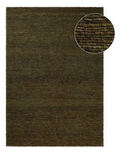 Temno zelena ročno tkana volnena preproga 160x230 cm Bexley Woolwich – Ted Baker