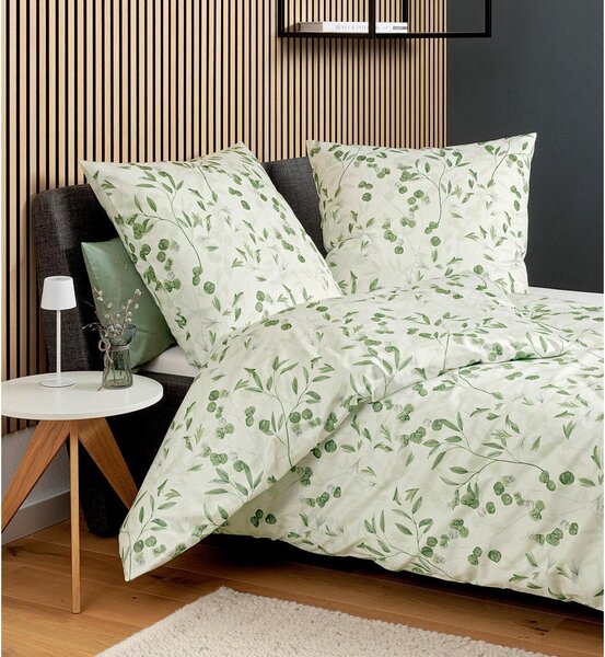 POSTELJNINA 135/200 cm mako saten zelena