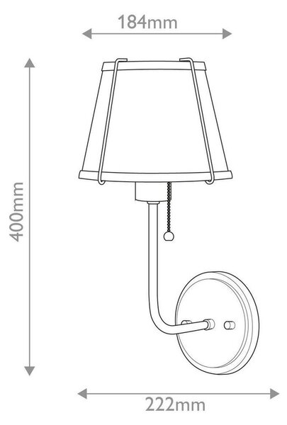 STENSKA SVETILKA Clarke 220-240 V E27