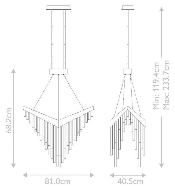 LESTENEC Eurofase 40,5/119,4 cm 40 W