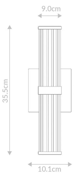 STENSKA LED-SVETILKA Eurofase 14 W 985 lm 3000 K 220-240 V