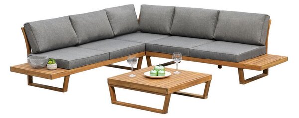 LOUNGE GARNITURA akacija masivno