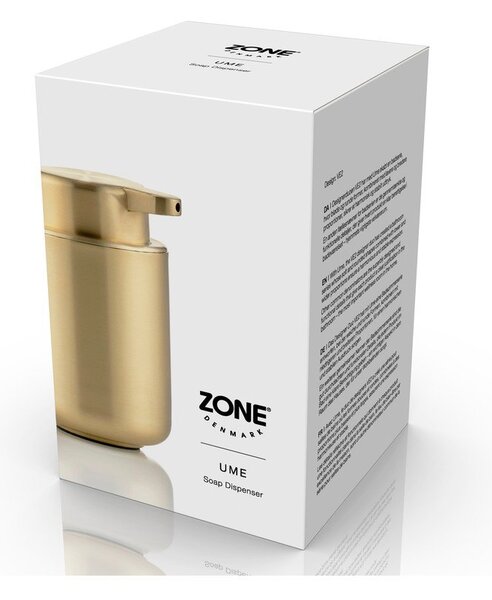 Medeninast dozirnik za milo iz nerjavečega jekla 250 ml Ume Brass – Zone