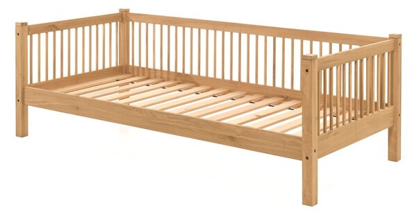 Otroška postelja iz masivnega hrasta 90x200 cm v naravni barvi Forrest – Vipack