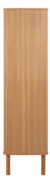 Garderobna omara v hrastovem dekorju v naravni barvi 100x200x55 cm Langley – Actona