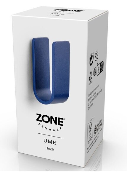 Moder kovinski stenski obešalnik Ume – Zone