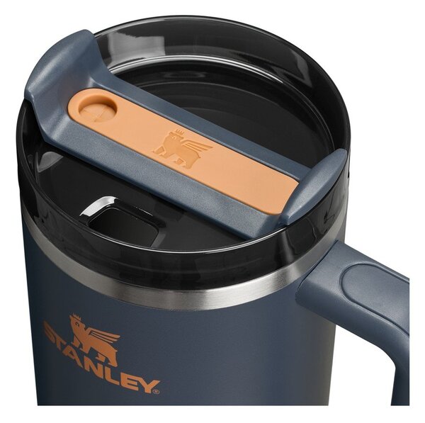 Temno modra termovka s slamico iz nerjavečega jekla 1,18 l Quencher H2.0 FlowState Tumbler Twilight – Stanley