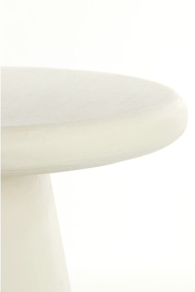 Bela okrogla mizica ø 70 cm Kulona – Light & Living