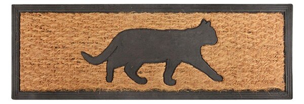 Predpražnik iz kokosovih vlaken Esschert Design Cat, 25 x 75 cm