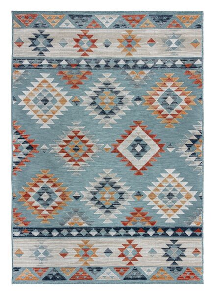 Modra notranja in zunanja preproga 120x170 cm Avery Blue – Flair Rugs