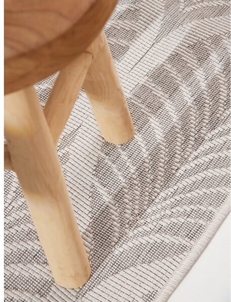 Sivo-slonokoščen zunanji in notranji tekač 80x250 cm Duet Liora – NORTHRUGS