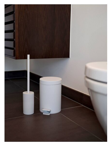 Bela porcelanasta WC ščetka Zone Solo White