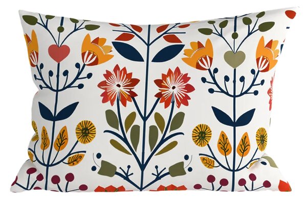 Set posteljnine iz polibombaža FOLKLORIA POLY barvna + prevleka za vzglavnik 50 x 70 cm BREZPLAČNO