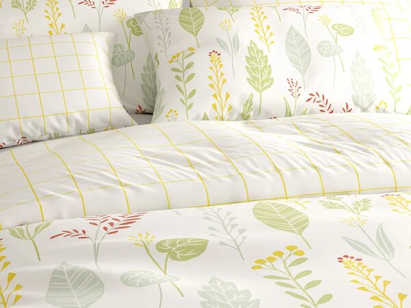 Set posteljnine iz mikrovlaken TARINA barvna + prevleka za vzglavnik 45 x 45 cm BREZPLAČNO