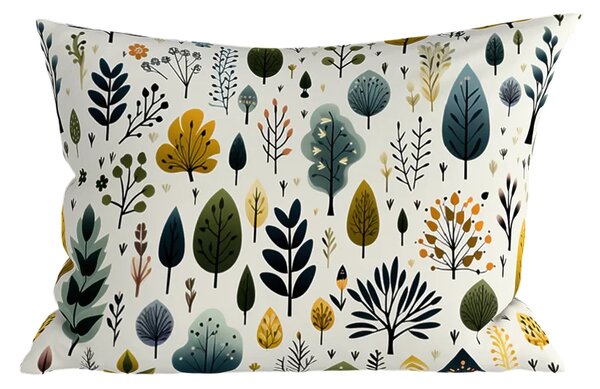 Set posteljnine iz polibombaža TREEVELLA POLY zelena + prevleka za vzglavnik 45 x 45 cm BREZPLAČNO
