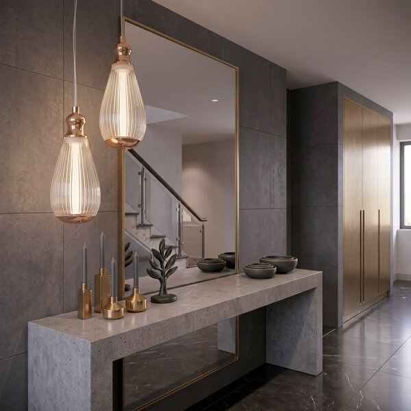 Viseča stropna svetilka LHJ120-CP light rose gold