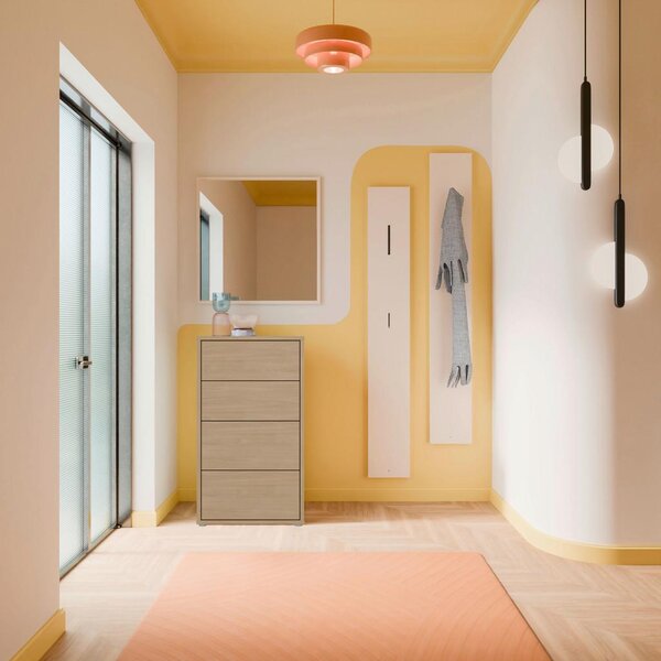 Carryhome Komoda Alice, Barva Hrasta