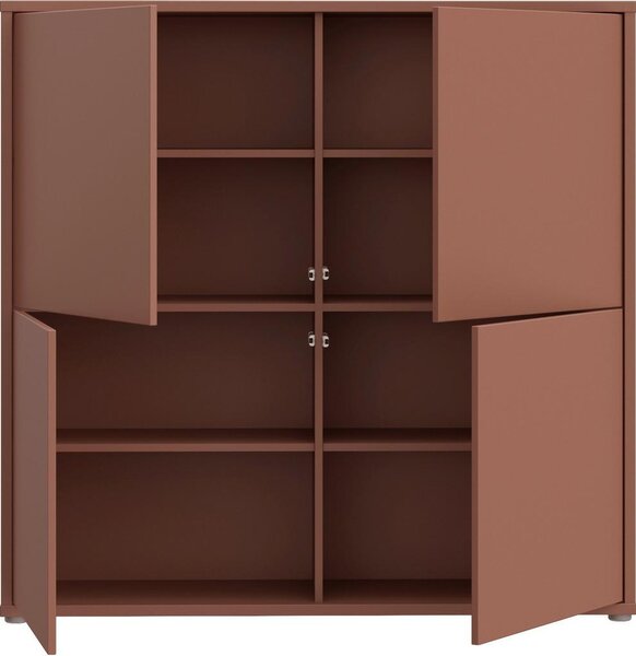 Carryhome Visoka Komoda Alice, Terakota