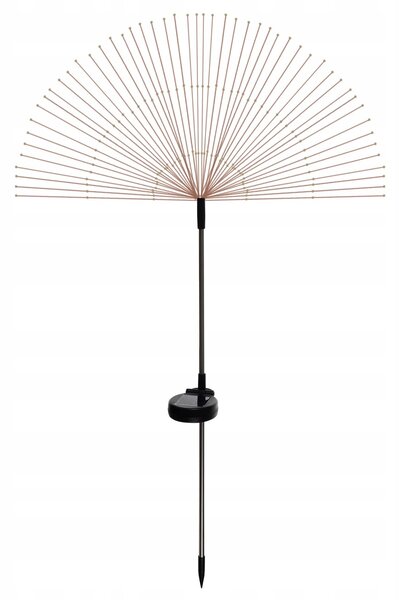 Set 2x LED hladno bela solarna dekorativna svetilka fontana steklena vlakna 89cm