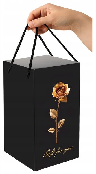 Dekorativna XL toplo bela LED vrtnica v steklenem kozarcu 21cm