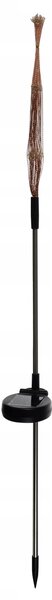 Set 2x LED hladno bela solarna dekorativna svetilka fontana steklena vlakna 89cm
