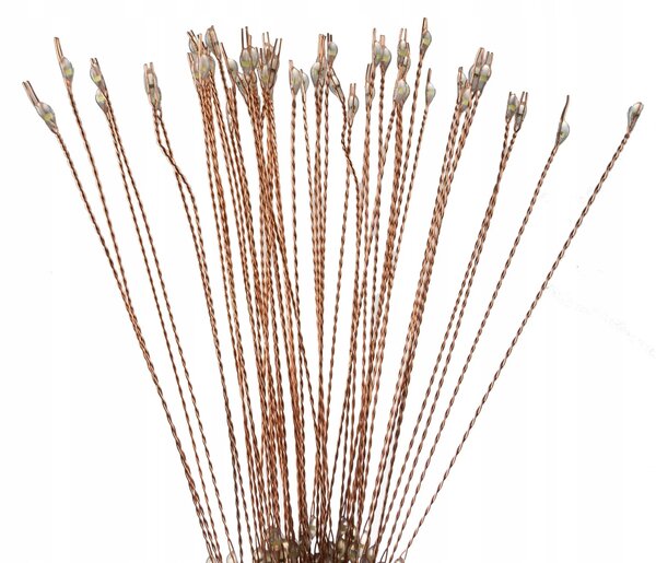 Set 2x LED hladno bela solarna dekorativna svetilka fontana steklena vlakna 89cm