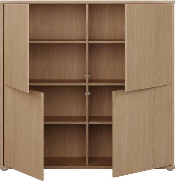 Carryhome Visoka Komoda Alice, Barva Hrasta