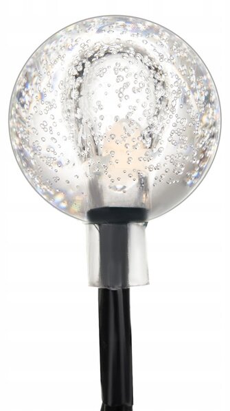 LED 50 toplo bela zunanja solarna dekorativna girlanda IP44 7m 8 funkcij