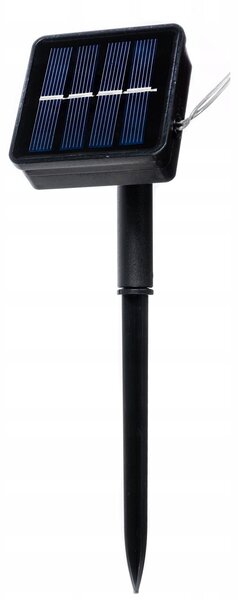 LED 50 toplo bela zunanja solarna dekorativna girlanda IP44 7m 8 funkcij