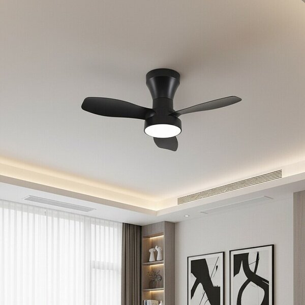 Green Tech Stropni ventilator (Barva: Črna, Ø x V: 62 x 24 cm) productname.garantie.plussign BAUHAUS garancija 5 let za naprave na električni ali moto