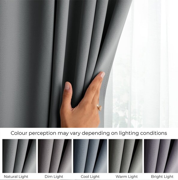 Siva zavesa za delno zatemnitev 140x245 cm Kierra – Restilo