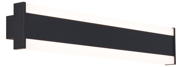 Moderna stenska svetilka črna CCT 60cm vklj. LED IP54 - Vanya