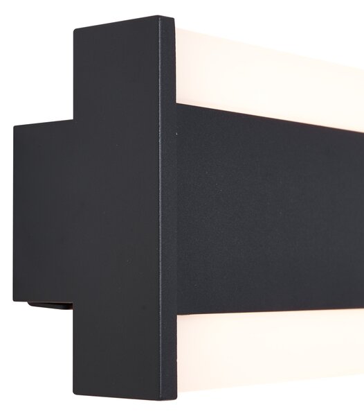 Moderna stenska svetilka črna CCT 60cm vklj. LED IP54 - Vanya
