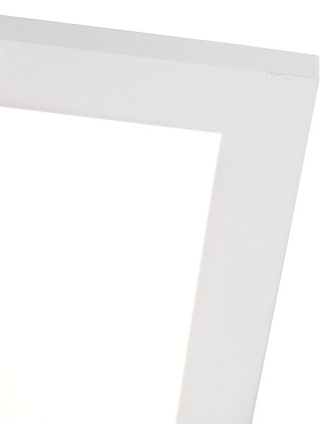 Moderna LED plošča bela 40 cm vključno z LED 4-stopenjsko zatemnitvijo - Liv