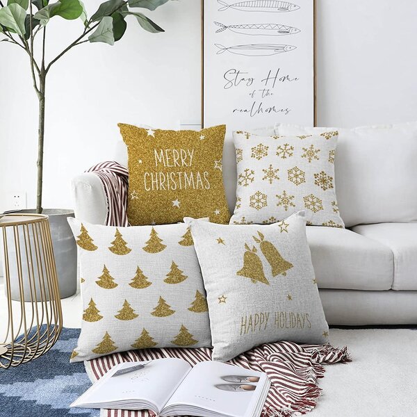 Komplet 4 prevlek za vzglavnik Minimalist Cushion Covers Christmas Vibes, 55 x 55 cm