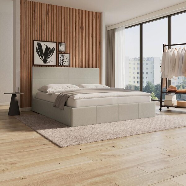 Bessagi Home Oblazinjena Postelja Yara, 180x200, Svetlo Siva