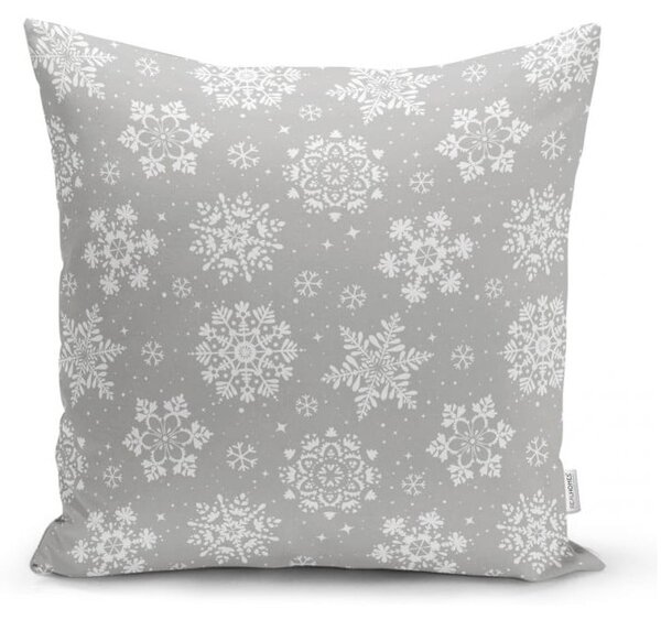 Božična prevleka za okrasno blazino Minimalist Cushion Covers Snowflakes, 42 x 42 cm