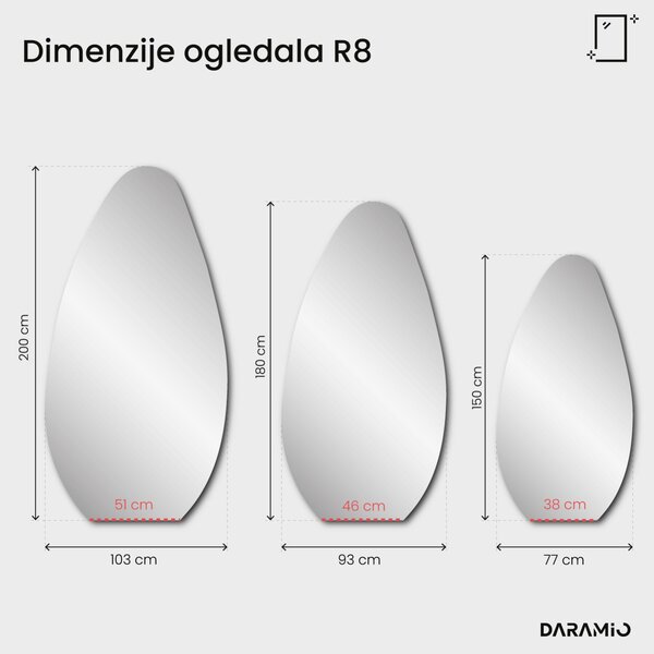 Ogledalo Pure R8