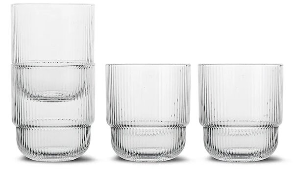 Sagaform Komplet kozarcev Sagaform Blanka 400 ml 4-pack