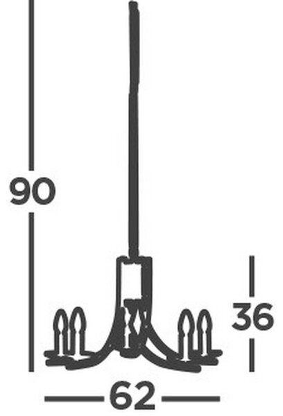 LESTENEC Ascona 62/90 cm E14