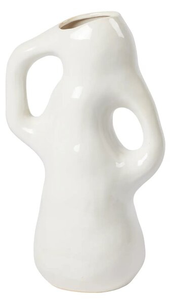 Broste Copenhagen vaza dekorativna iz kamenine 21 x 14,5 x 35 cm