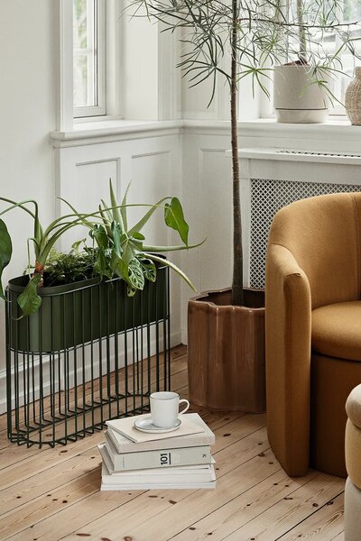 Broste Copenhagen okrasni lonec iz keramike 36,5 x 37,5 x 36 cm