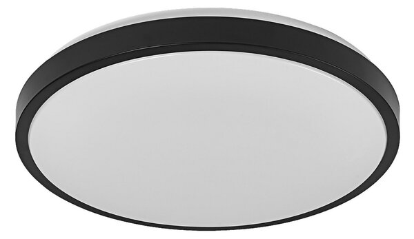 OSRAM LED stropna svetilka ORBIS LONDON, črna, Ø 40 cm, kovina, Črna, Dnevna soba / jedilnica, Kovina, Sodobni