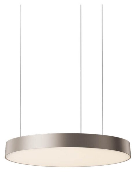 LOOM DESIGN LED-visoka svetilka Avela, siva, aluminij, Ø 36 cm, zatemnjen, Bež, Dnevna soba / jedilnica, Aluminij, Sodobni